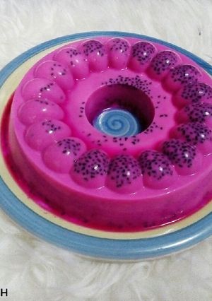 Foto resep Pudding Buah Naga