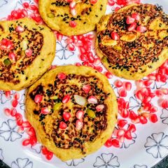 Iron rich Chickpea Jaggery Mini Pancakes A picture of Iron rich Chickpea Jaggery Mini Pancakes.