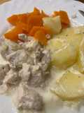Pollo a la crema