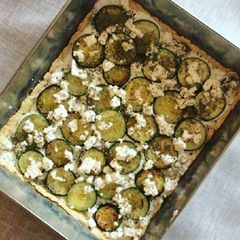 A picture of Zucchini Tart.
