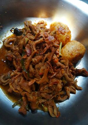 Foto resep Bumbu rujak usus telor