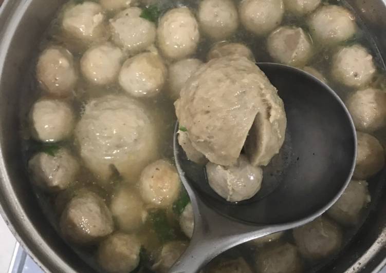Meat ball soup(bakso sapi ala abang abang)