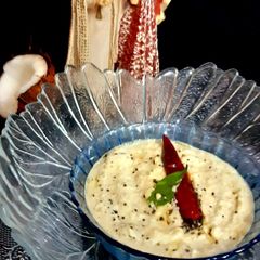 A picture of Fresh Nariyal Chutney.