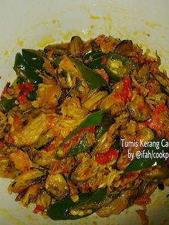 Foto resep Tumis Kerang Cabe Ijo