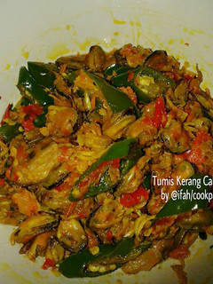 Foto resep Tumis Kerang Cabe Ijo