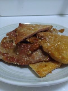 台式豬排-早餐夾麵包.晚餐當主菜 的食譜成品照片