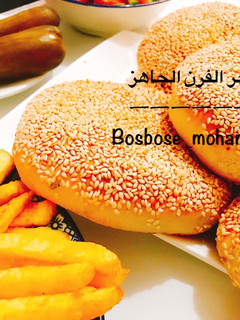 صورة لوصفة البرجر الجاهز في الفرن ولا احلى من كده ريحة وطعم 😍