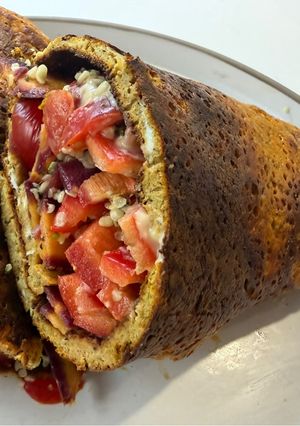 Φωτογραφία της συνταγής Ομελέτα superboost (high protein, gluten free, high volume, vegetarian)