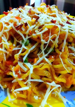 A picture of Pav Bhaji Maggi.