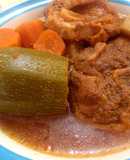 Codillo de puerco con verdura