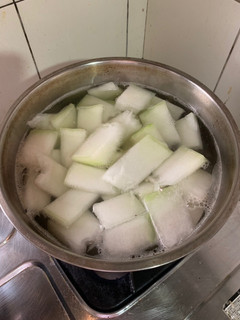 「親子」簡易版-薑片冬瓜排骨湯 的食譜成品照片