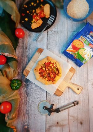 A picture of Oats Paneer and Corn Galette.