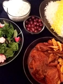 عکسی از دستور مرغ مالابیج
