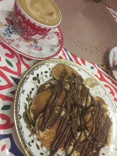 صورة لوصفة بان كيك ميني😍