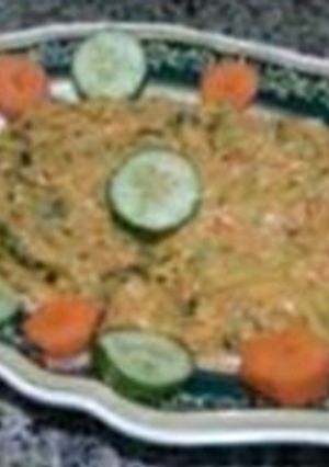صورة لوصفة سلطة كوسا وجزر