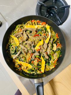 A picture of Japchae (Low-Carb Keto Version).