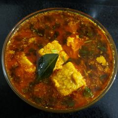 A picture of Dhokli Sabzi.