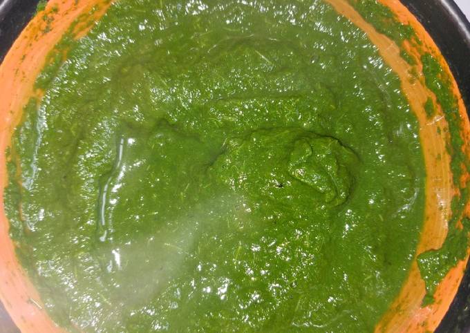 Spinach potato soup