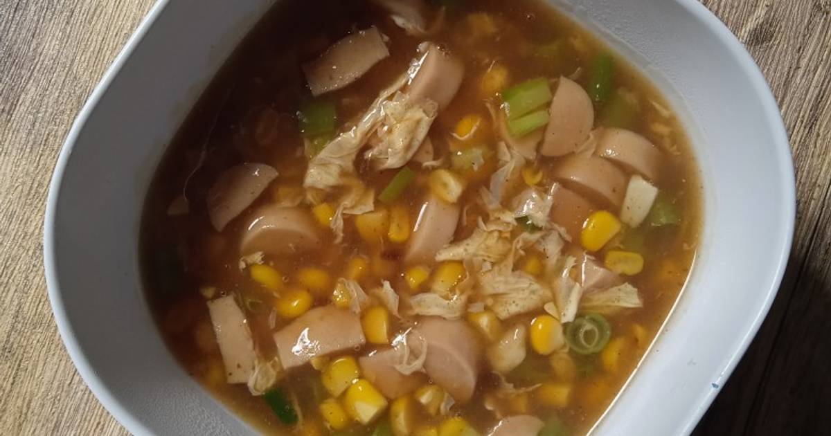 Resep Sup Jagung Pedas Paling Mudah dan Enak