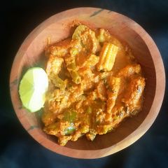 A picture of Mix vegetables curry.