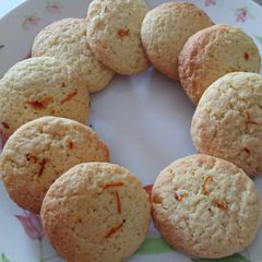 A picture of Orange flower water cookies.