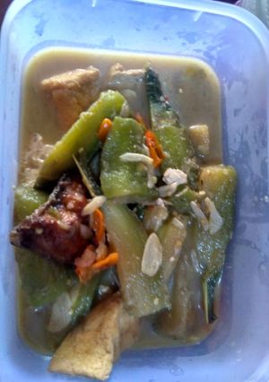 Foto resep Terong hijau mangut santan