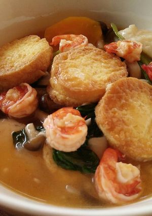 Foto resep Sapo Tofu Udang
