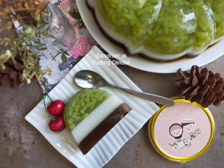 Langkah Gampang Membuat Resep Puding Cendol yang Uenak Anti Ribet, Uenak Banget