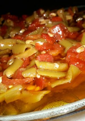 صورة لوصفة فاصوليا خضرا بدون لحمة