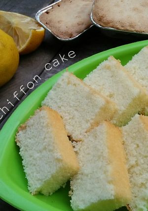 Foto resep Lemon chiffon cake metode simple anti gagal