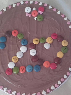 Una foto de Tarta de huesitos