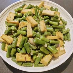 String Beans with Tofu A picture of String Beans with Tofu.