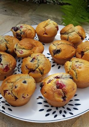 Une photo de Muffins aux fruits rouges