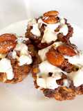 Muffins de falsa manzana con miga