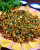 بادمجان تره غذای ساده