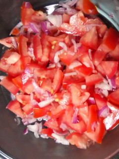 A picture of Simple kachumbari.