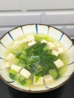 Foto resep Menu mpasi : Bening bayam tahu