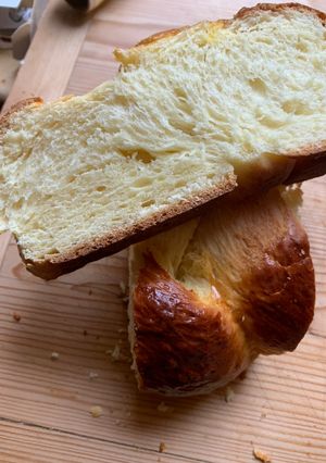 Foszlós fonott kalács recept fotója