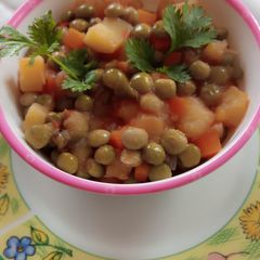 A picture of Potato peas stew.