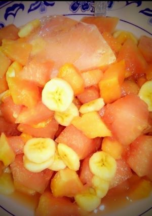 A picture of Fruit salad.