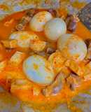 Sambal Goreng Ampela Tahu + Telur Bulat