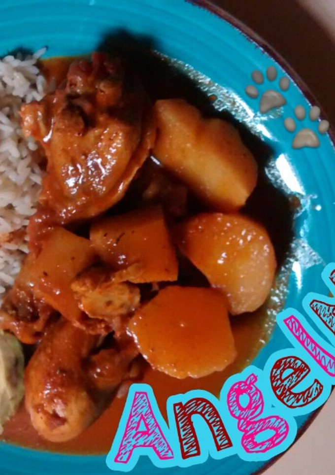 Una foto de 🍗Pollo adobado🍗