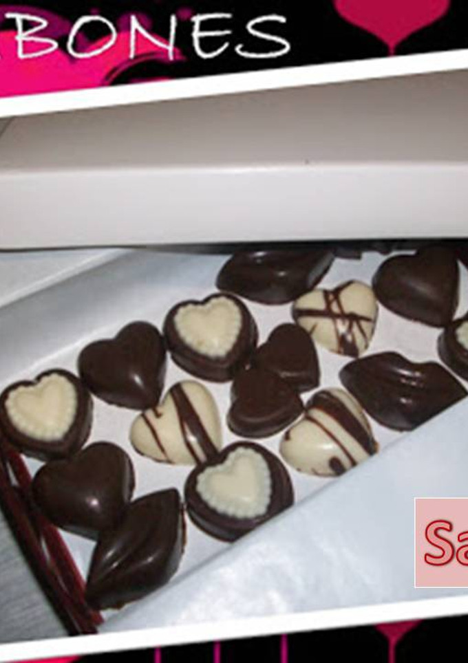 Una foto de Bombones rellenos para San Valentín