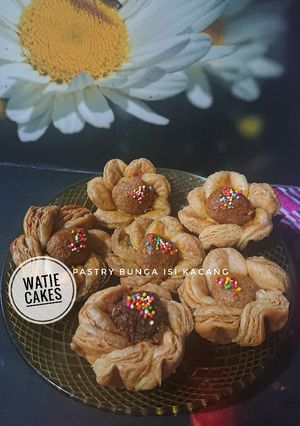 Foto resep Pastry Bunga isi kacang