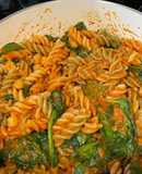 One Pot Pasta com Espinafres
