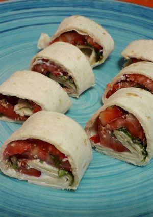 Una foto de Wrap de fresas