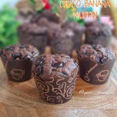 Choco Banana Muffin - Muffin Coklat Pisang-レシピのメイン写真