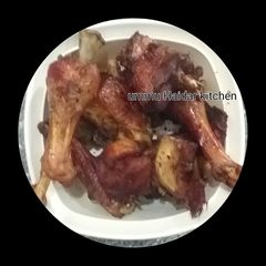 A picture of Fried turkey meat.