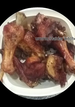 A picture of Fried turkey meat.