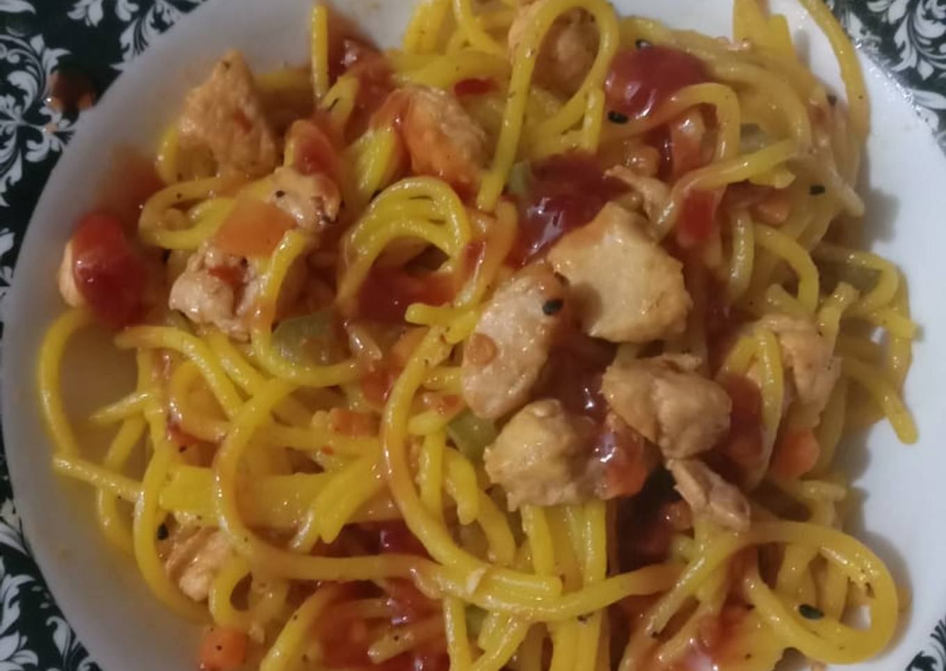 3 ingredients spaghetti